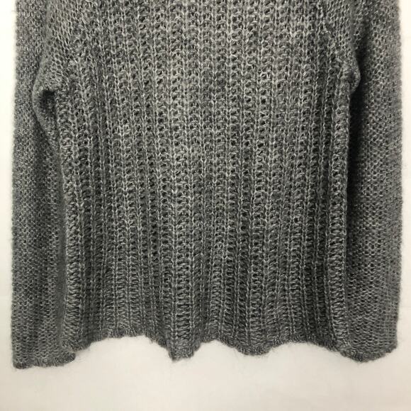 Gap Wool Blend Crew Neck Open Knit Pullover Sweater - Picture 4 of 10